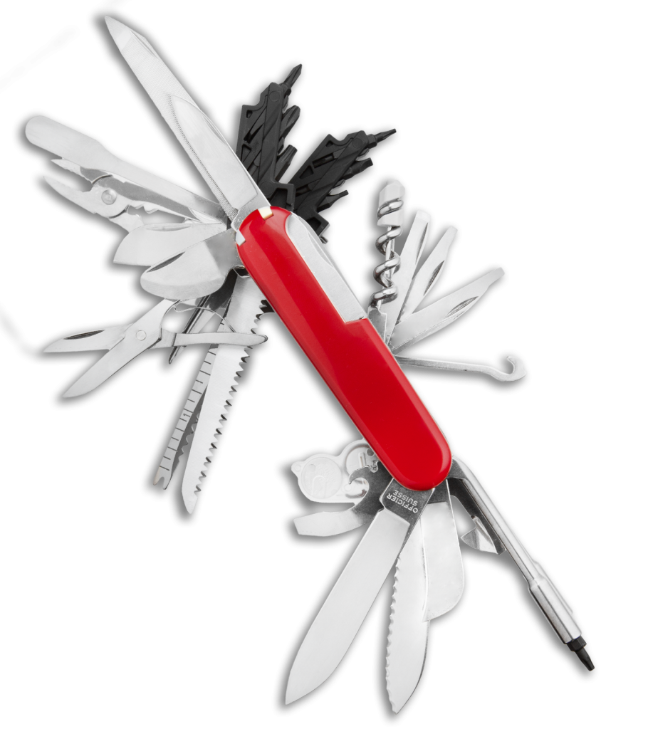 The Victorinox Swiss Champ XXL is the largest Swiss Army Knife Victorinox makes that is still practical and useful. 