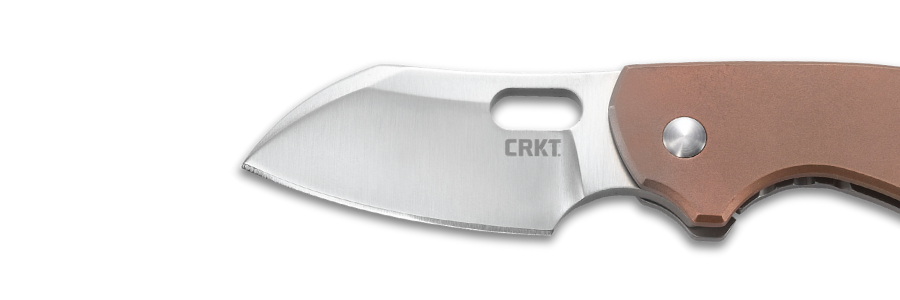 CRKT Pilar with a Copper show scale.