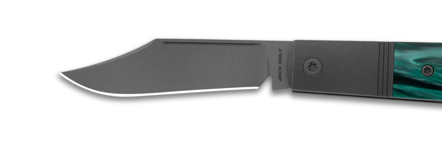 The Jack Wolf Knives Big Bro Jack brings modern mechanics to a traditional style of pocket knife.