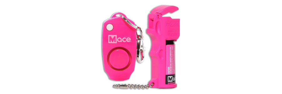 Pink Mace Pocket Model 2-in-1 Alarm & Pepper Spray Combo