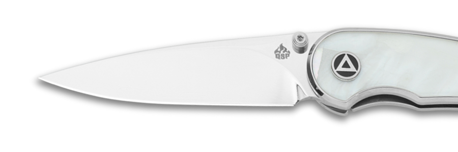 The QSP Dolphin with a white pearl shell handle is elegant and perfect for a mom with class.