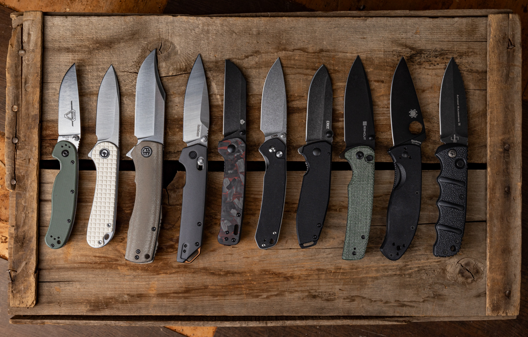 From the Ontario Rat, to the CIVIVI Elementum to the Boker Kalashnikov, there are many EDC folding knives to choose from. Find the right one for you today!