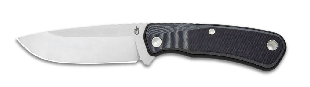 Gerber Downwind Drop Point Fixed Blade Knife Black (4.3