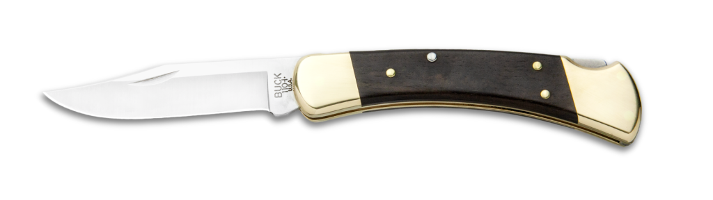 Buck 110 Manual Folding Knife Black Ebony (3.75