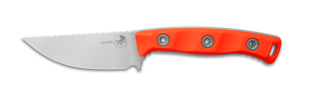 Microtech Akris Fixed Blade Knife Ember G-10 (3.7