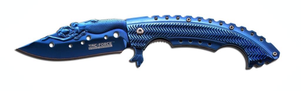 This is the tac force Sebenza of the Sea. This is blue version of the Mermaid knife.